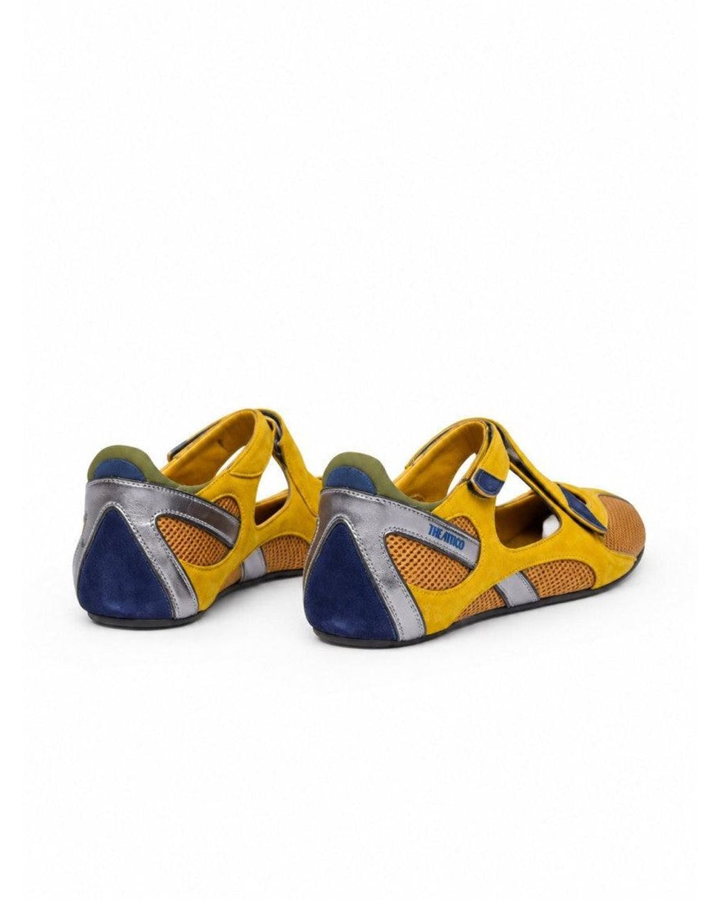 The Attico Yellow Mustard Floor-1 Ballet Flats