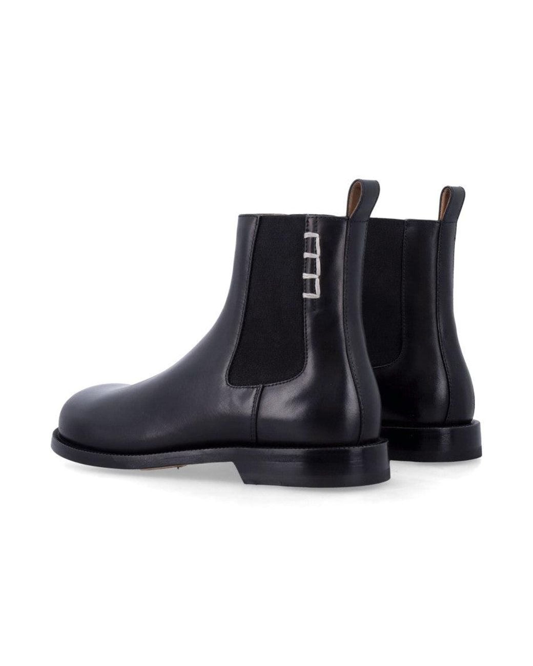 J.W. Anderson Blue Slip-On Chain Boots