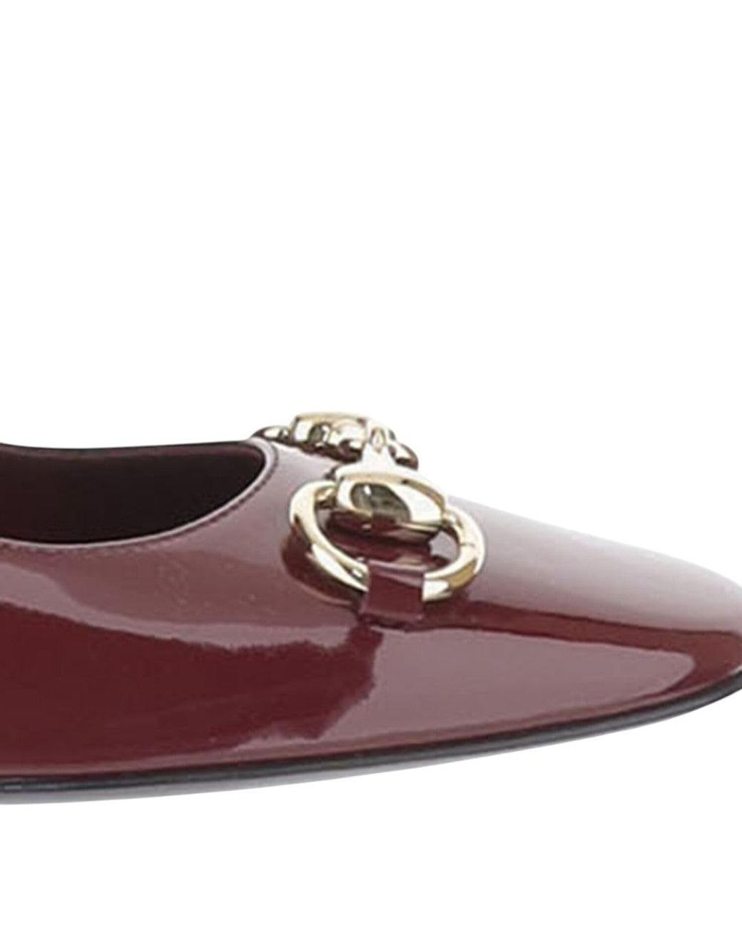 Gucci Purple Burgundy Horsebit Pumps