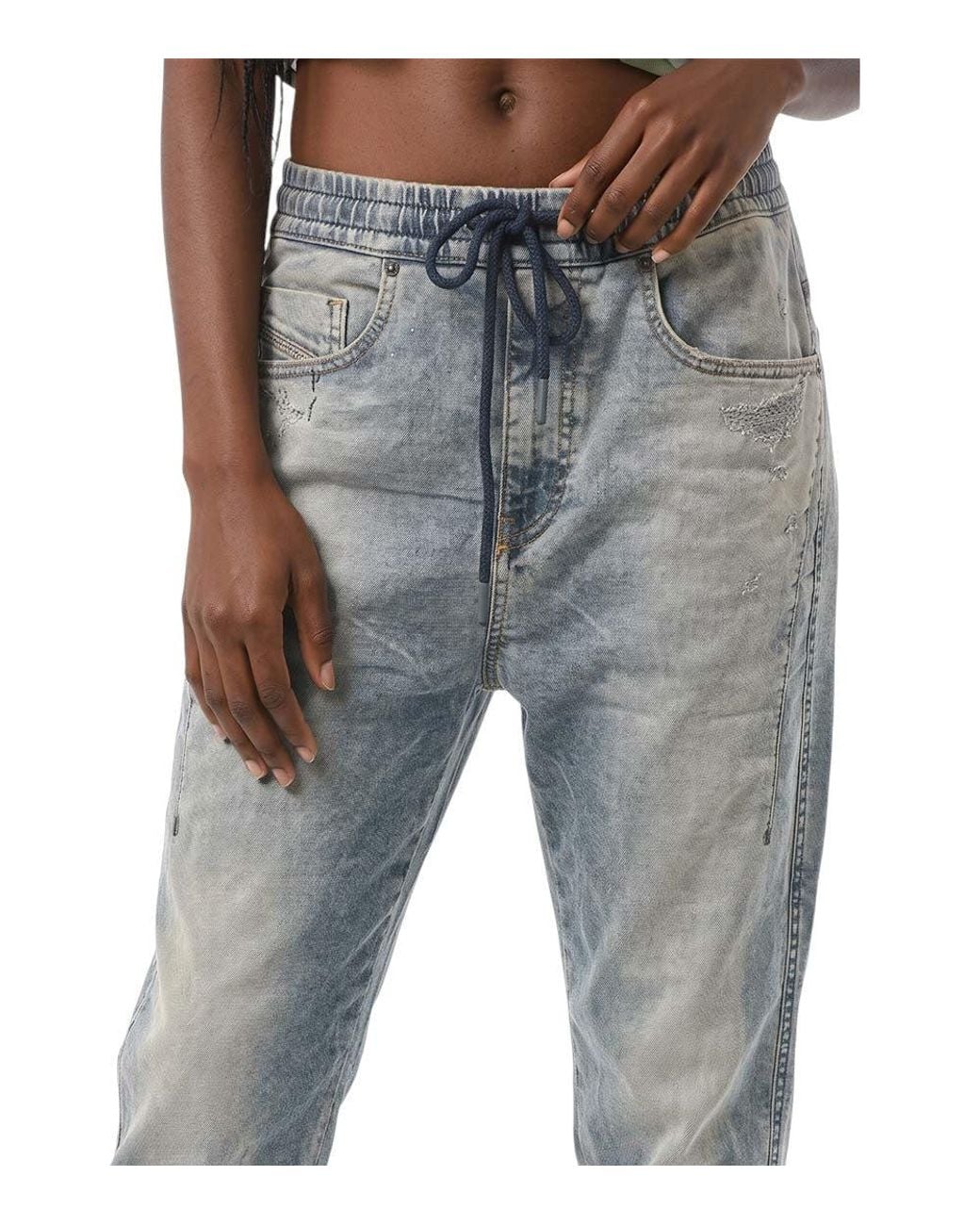 DIESEL Blue Light Mid Rise Jeans