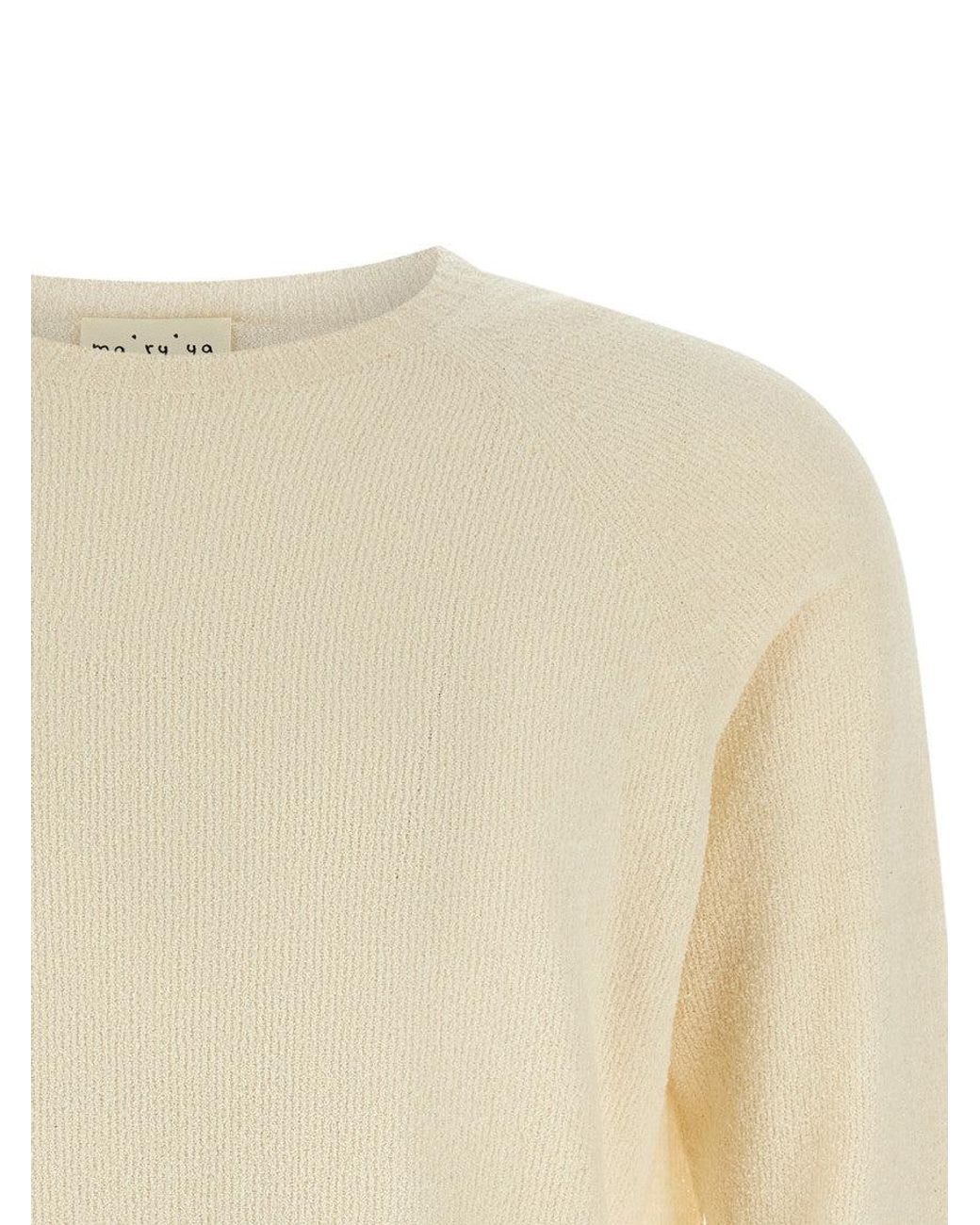 Ma'ry'ya Natural Spongy Effect Sweater for men