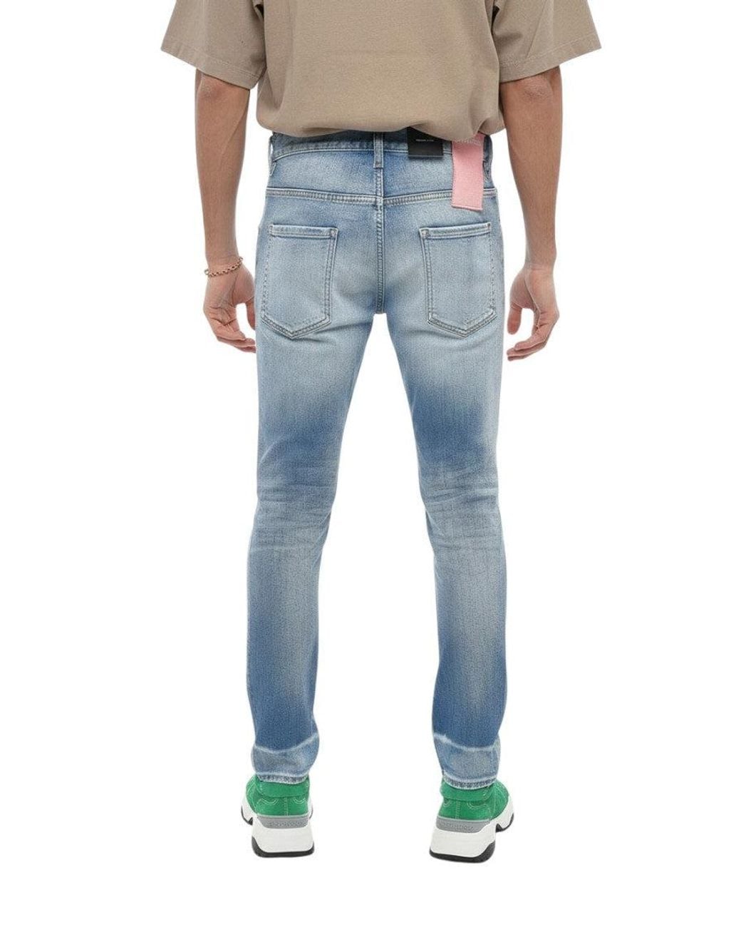 DSquared² Blue Slim Mid Rise Jeans for men