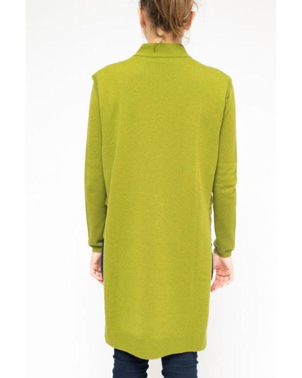 LA ROSE Yellow Light Gilet Cashmere Sweater