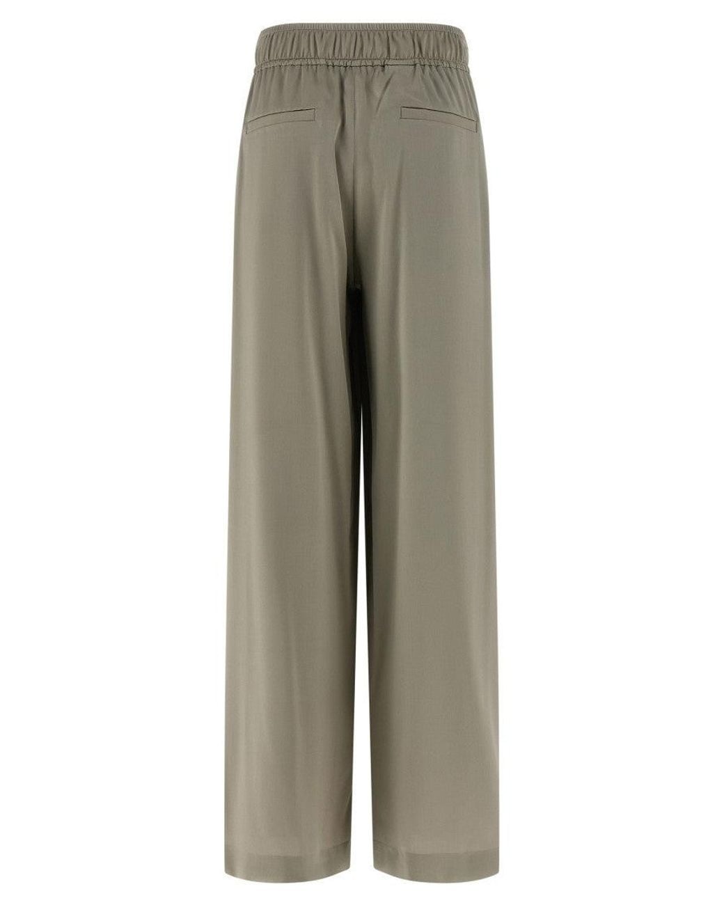 Brunello Cucinelli Gray Relaxed Drawstring Pant