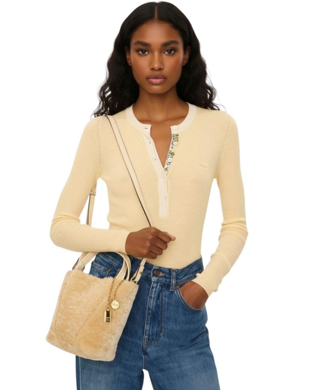 Chloé Natural Spin Small Tote