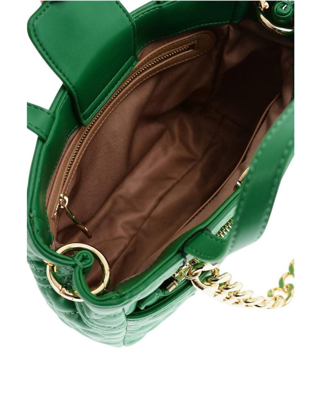 Love Moschino Green Logo Mini Satchel