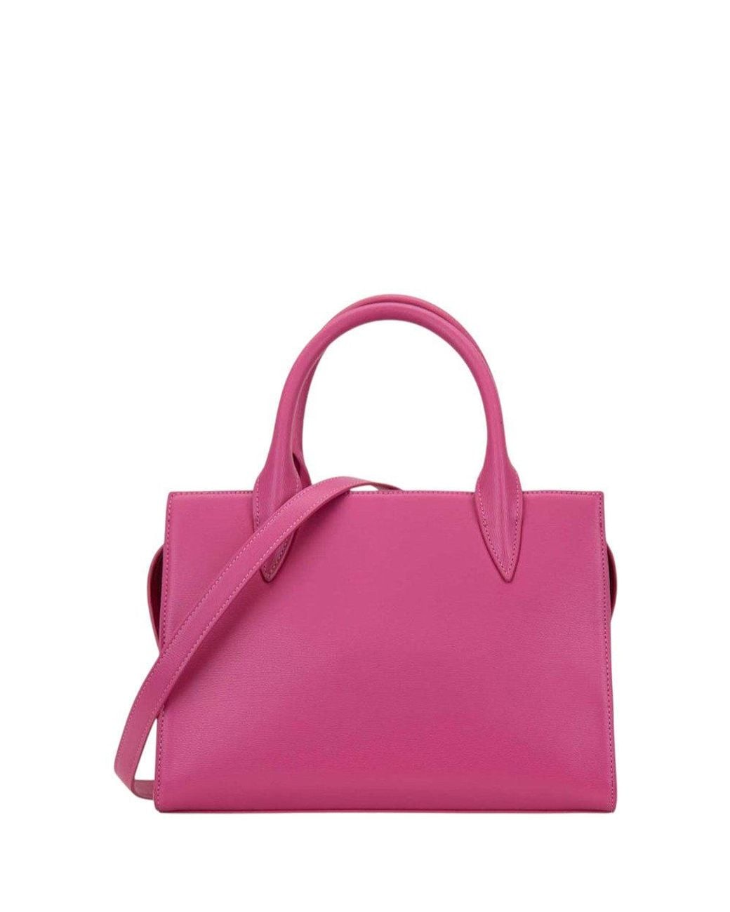 Love Moschino Purple Heart Logo Small Satchel