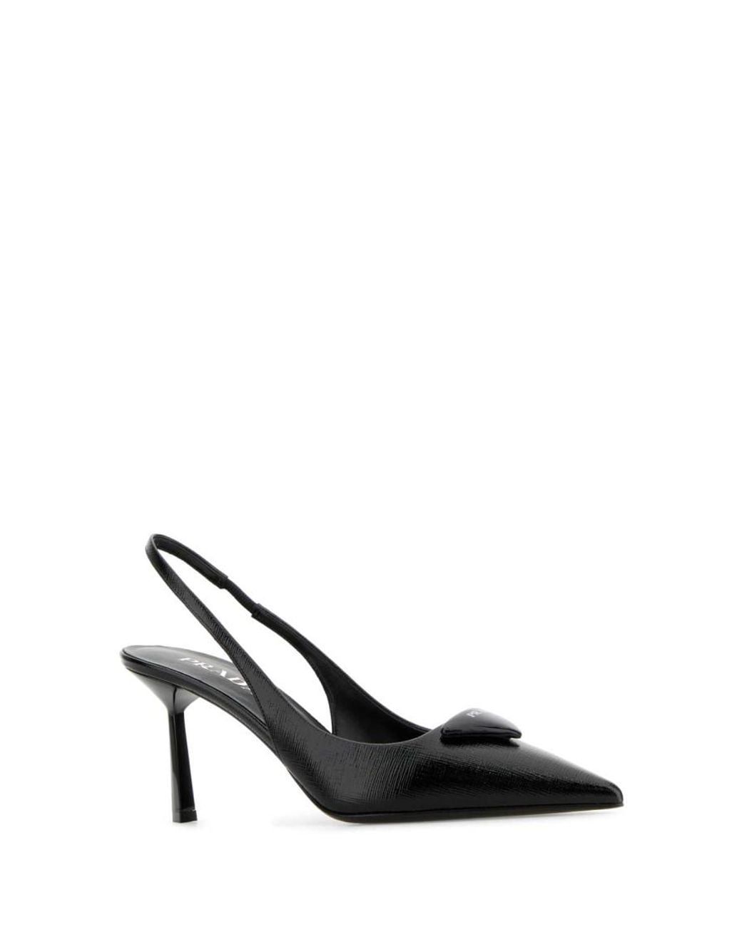 Prada Black Leather Pumps
