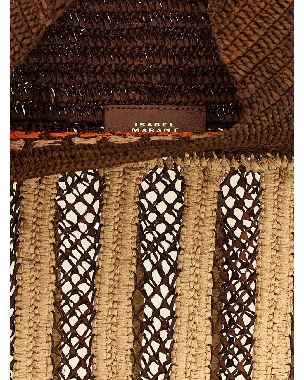 Isabel Marant Brown Praia Small Shoulder Bag