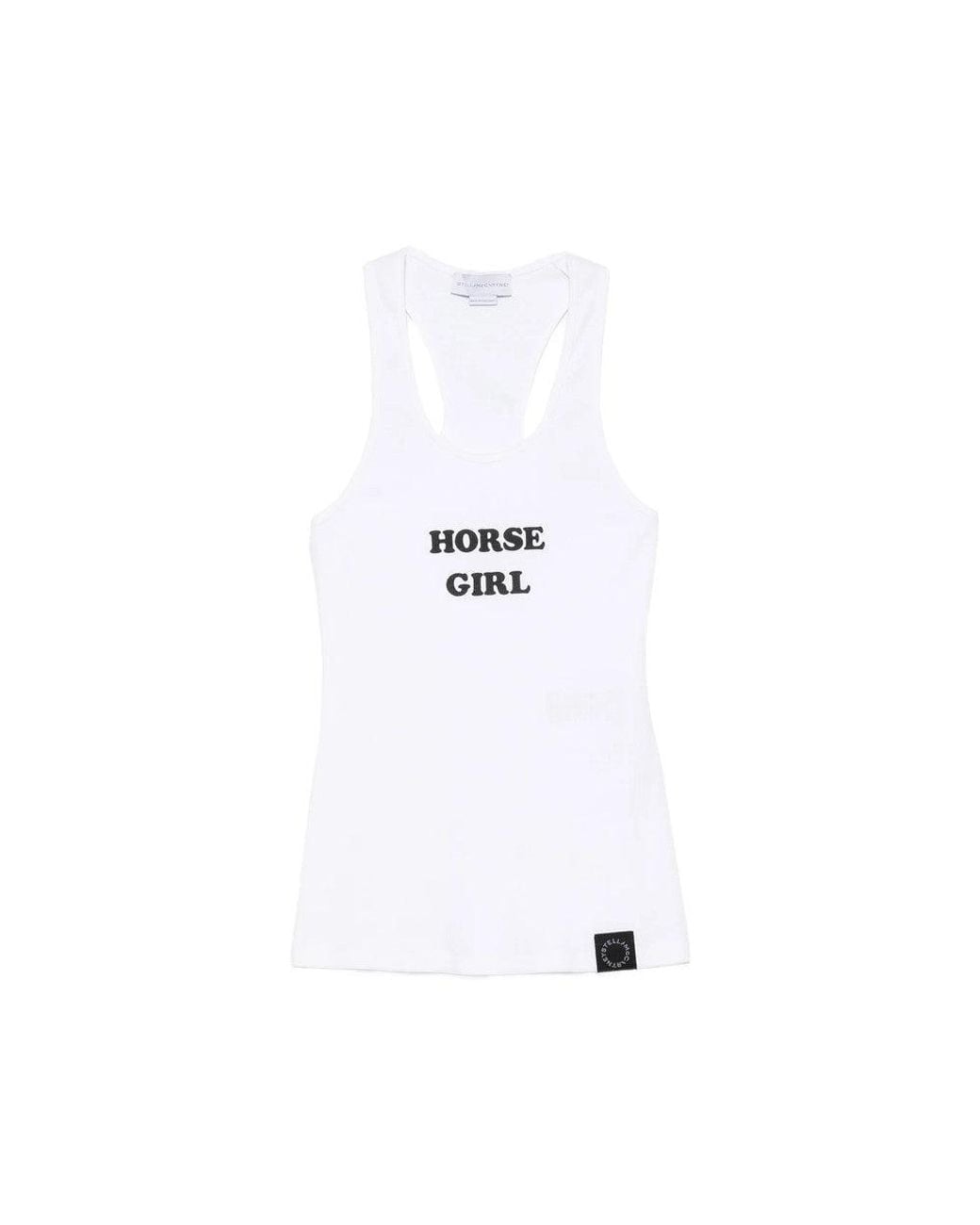 Stella McCartney White Scoop Neck Top
