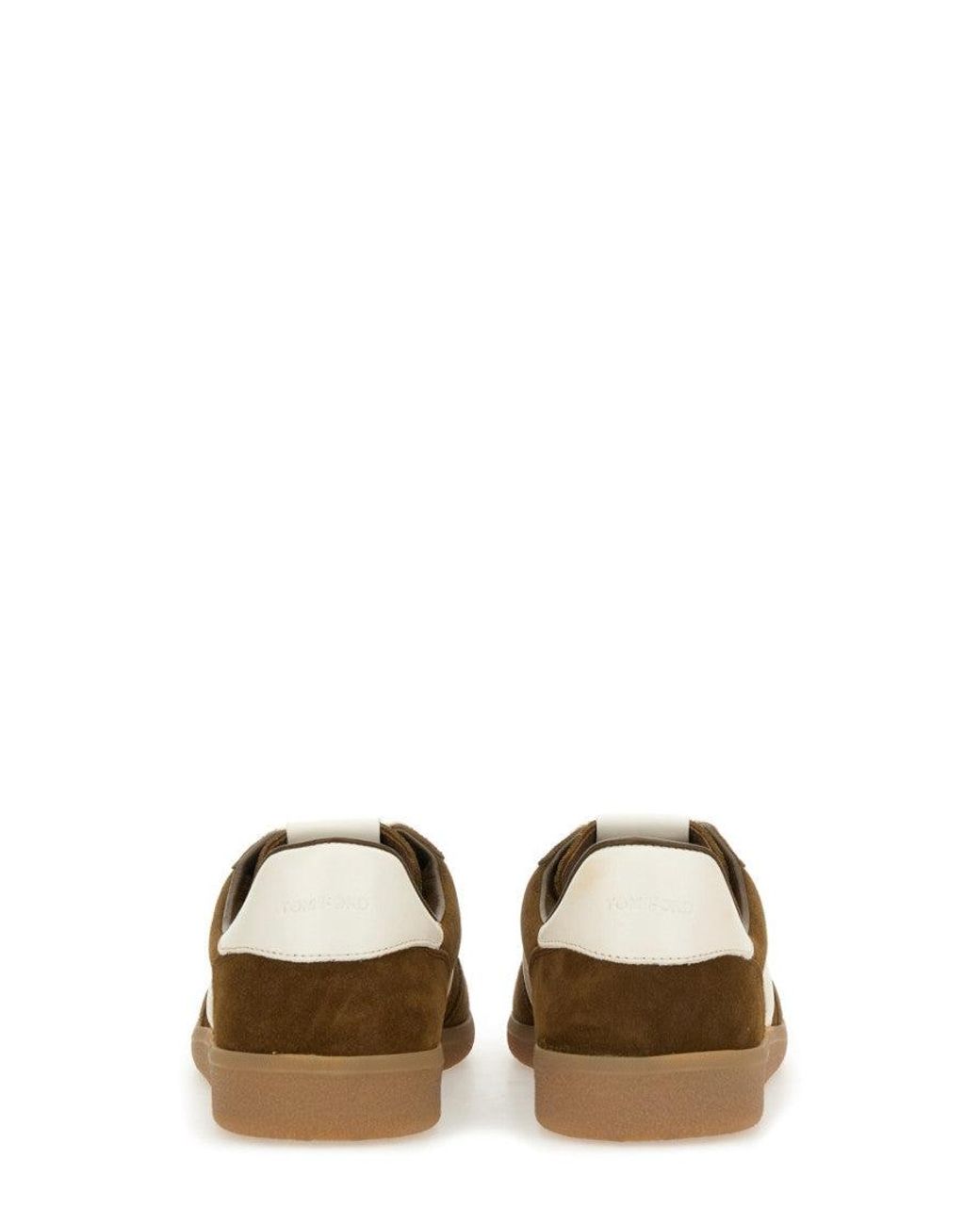 Tom Ford Brown Low-Top Suede Sneakers for men