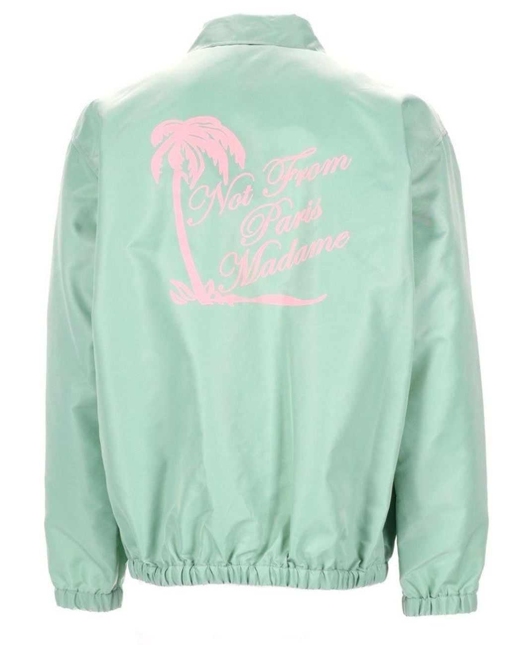 Drole de Monsieur Green Light Graphic Shirt Collar Jacket for men