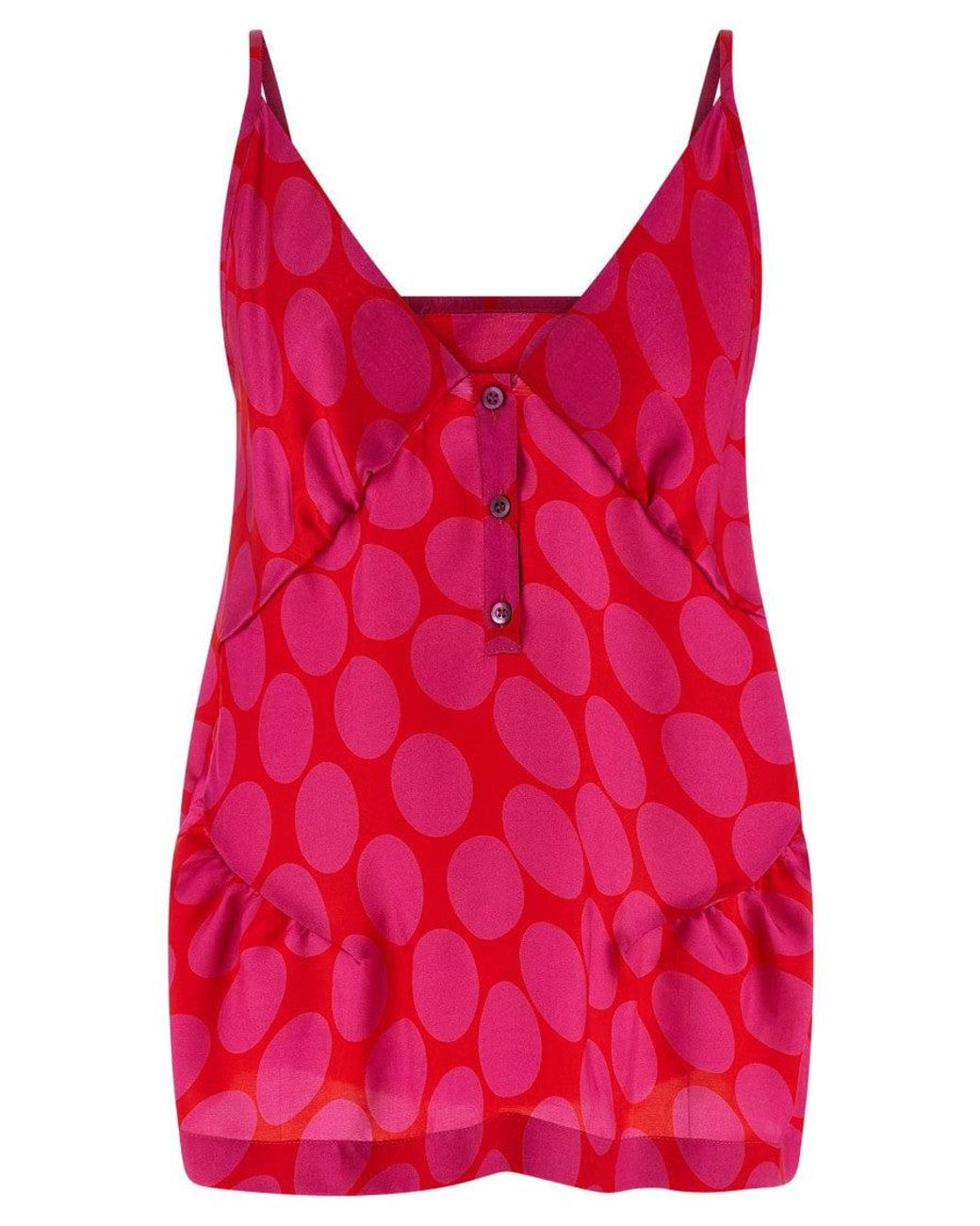 Dries Van Noten Red Caliya Tunic