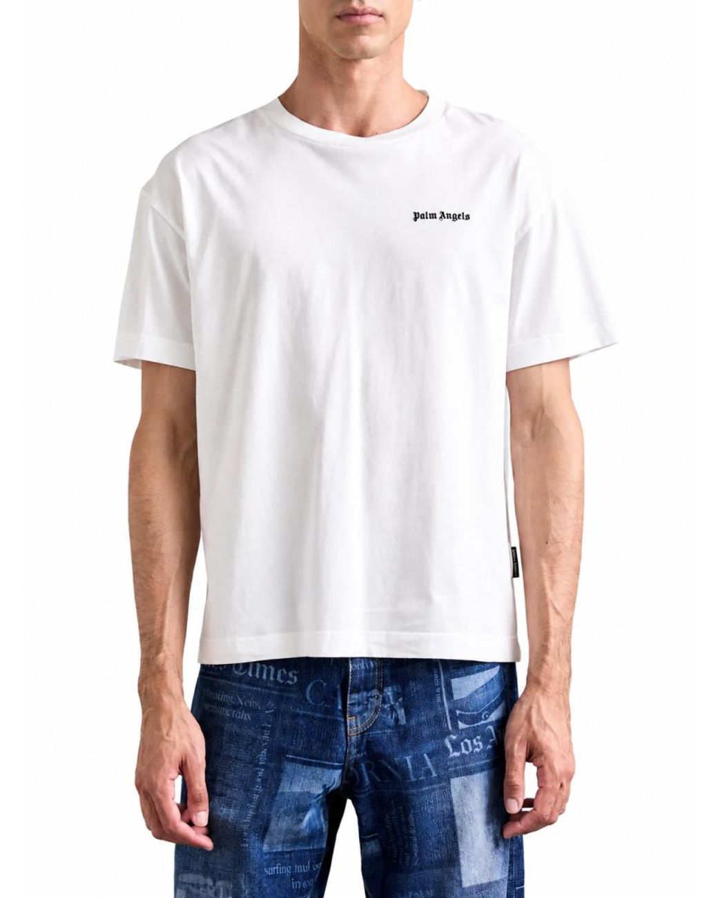 Palm Angels White Pack Of 3 Logo T-Shirts for men
