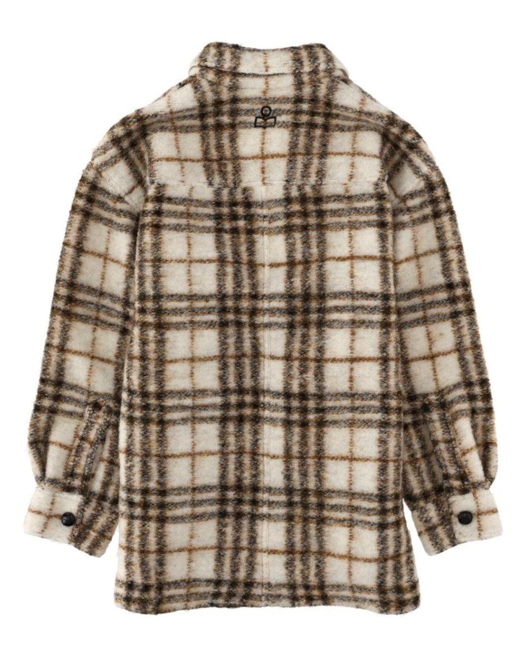 Isabel Marant Brown Light Regular Checks Shirt