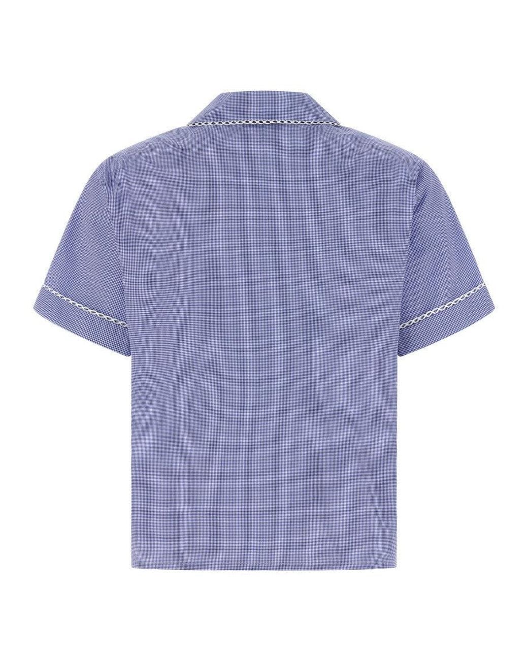 Miu Miu Blue Regular Solid Shirt