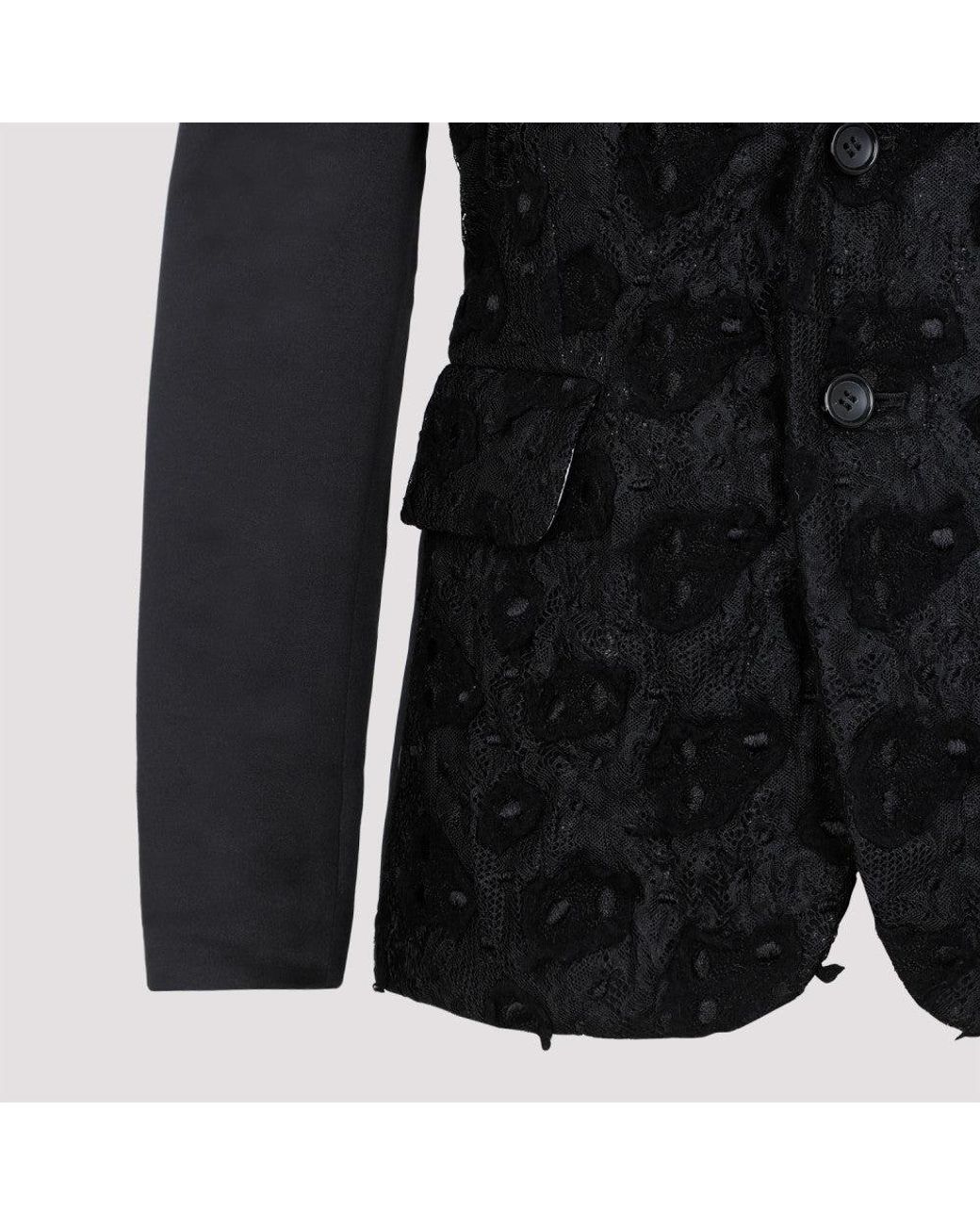 Comme des Garçons Black Wool Jacket