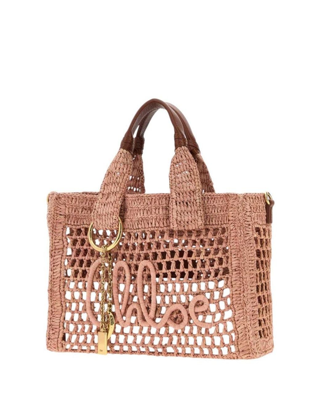Chloé Natural Summer Banana Small Tote