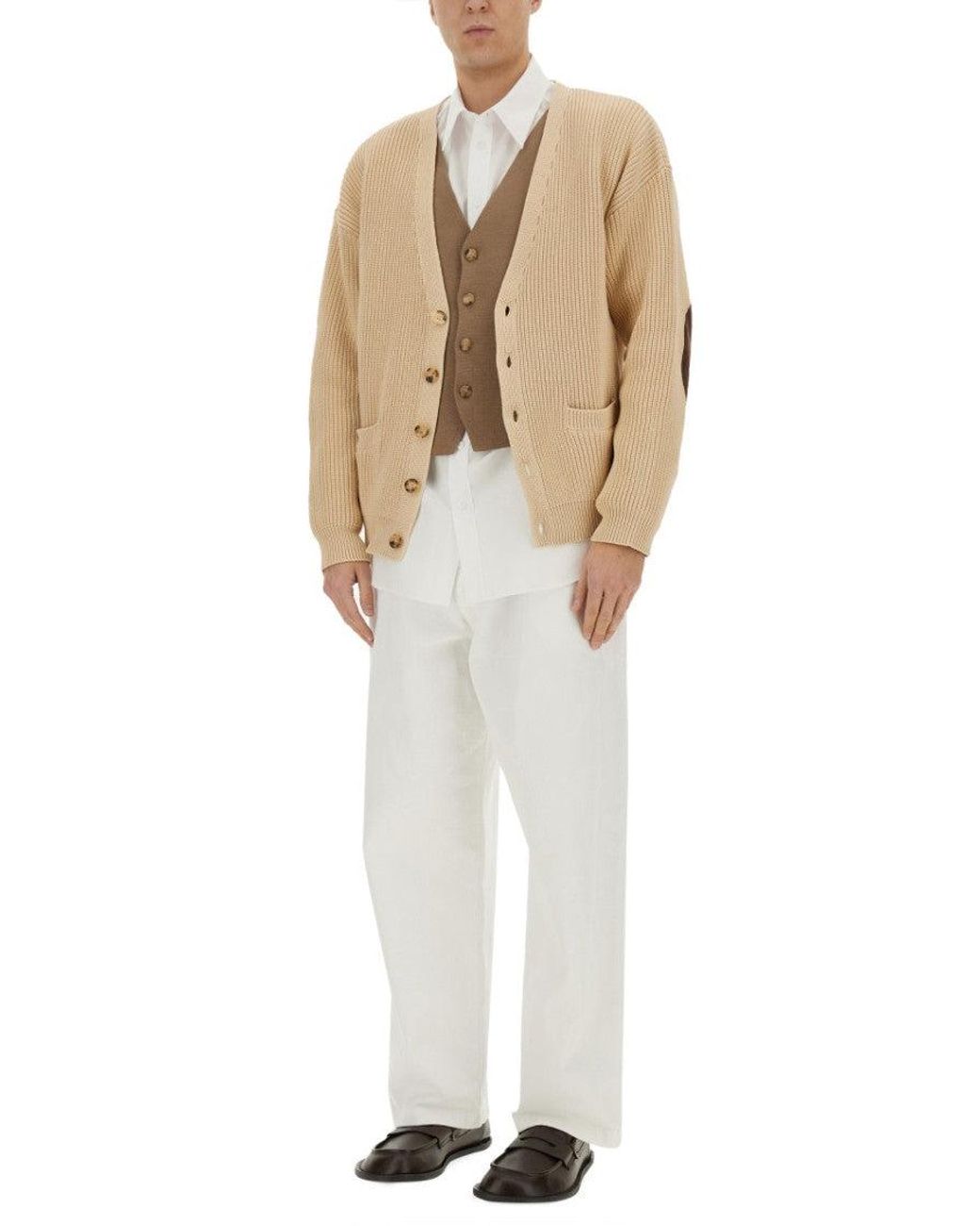 Moschino White Regular Graphic Shirt for men