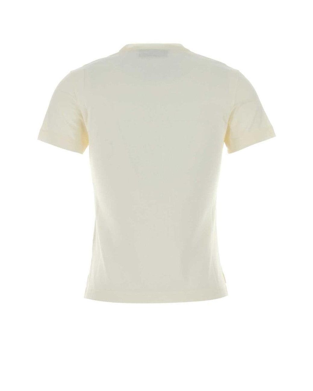 Gucci White Cotton T-Shirt