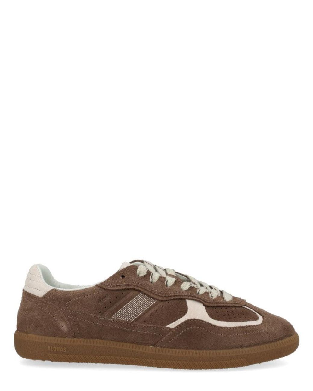 Alohas Brown Lace-Up Sneakers