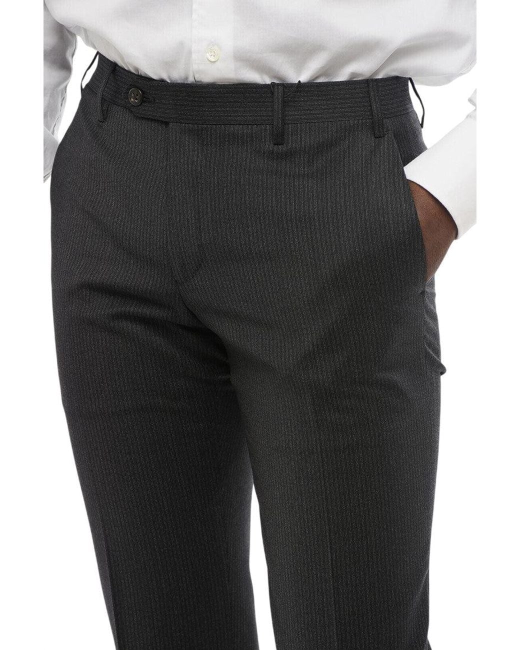 Corneliani Gray Tailored Trousers for men