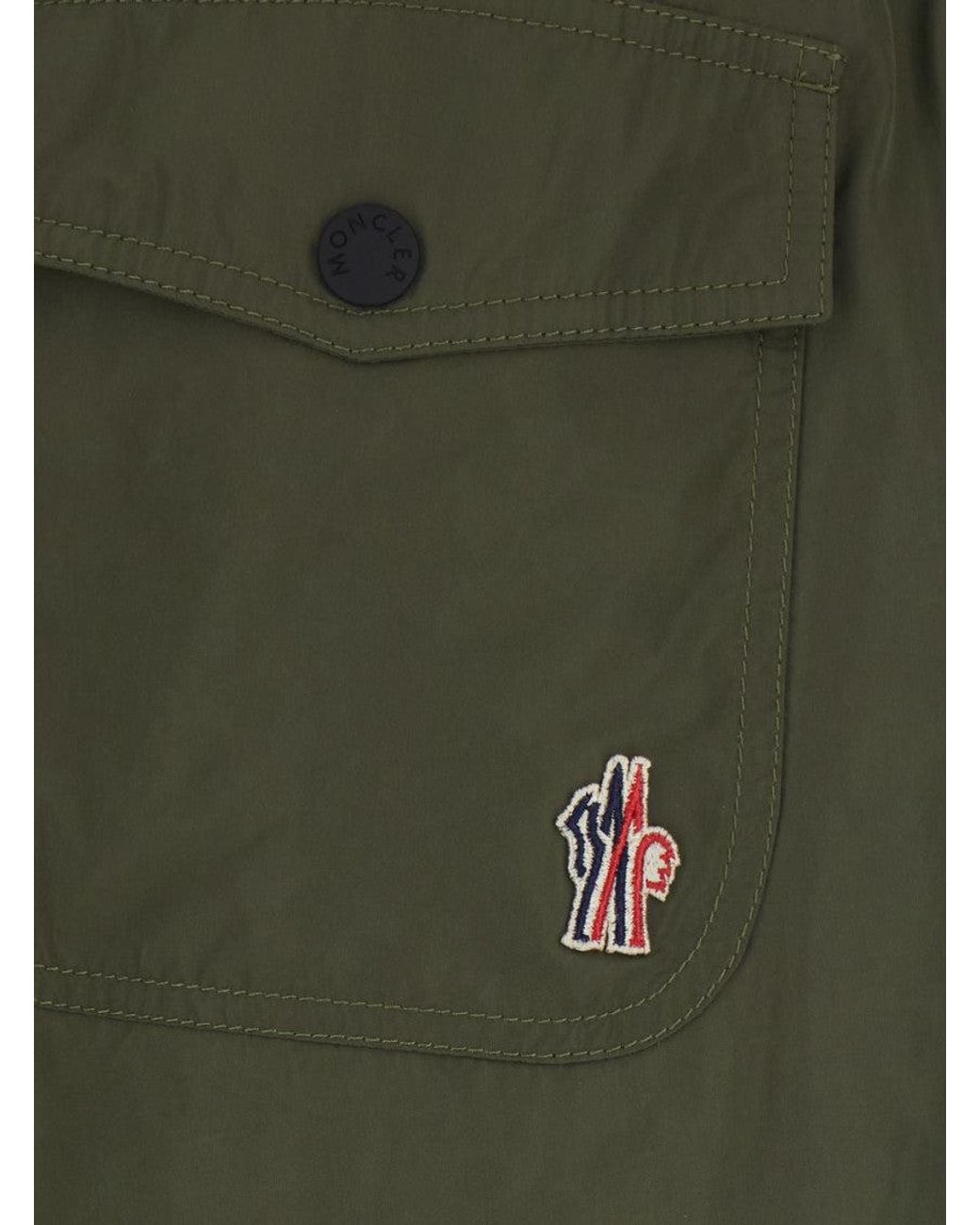 Moncler Green Drawstring Track Pants for men