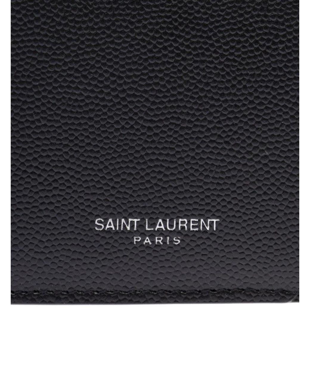 Saint Laurent Black Card Holder Accessories for men