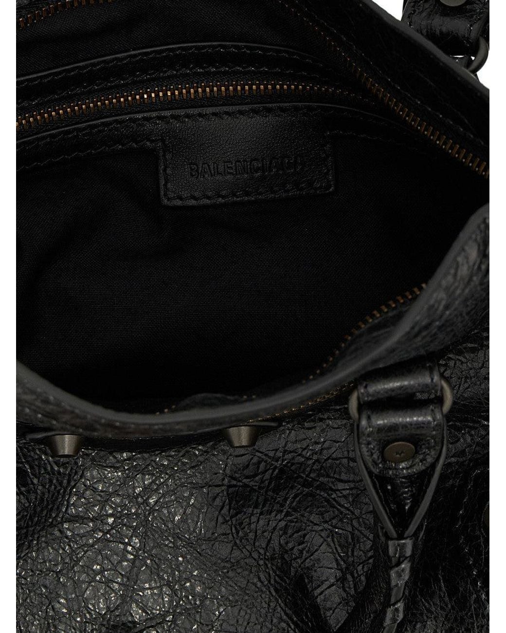Balenciaga Black Le City Bag Small Satchel