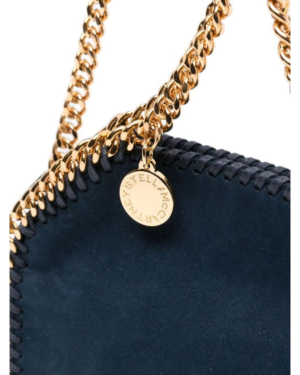 Stella McCartney Blue Falabella Tiny Crossbody Bag