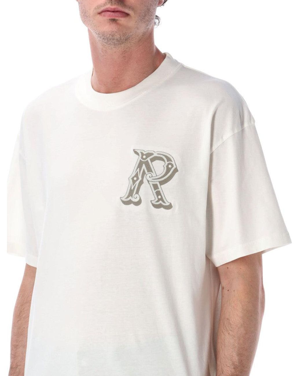 Represent White Crew Neck T-Shirt for men