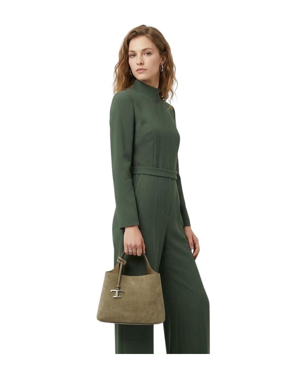Tod's Metallic T Timeless Micro Tote