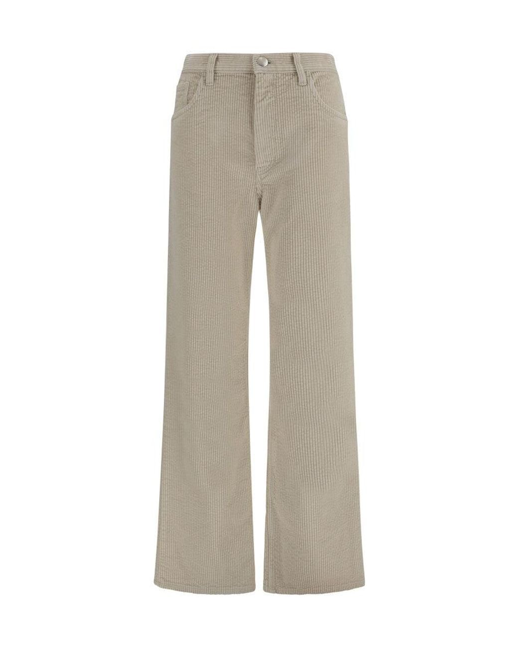 Marni Gray Flared Flat Front Pants
