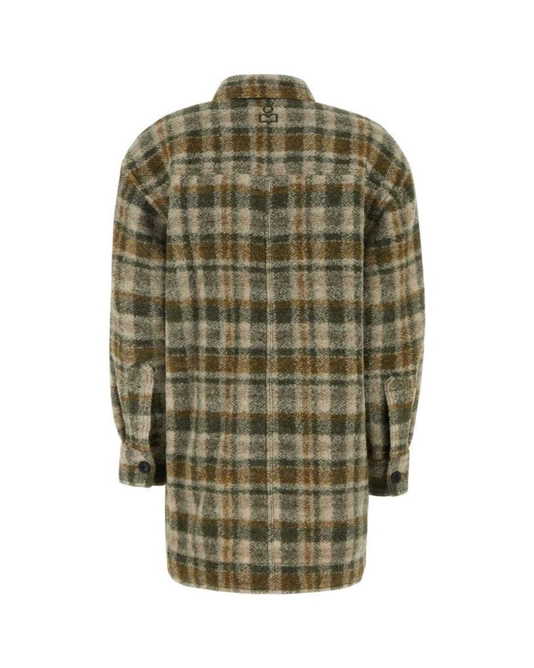Isabel Marant Green Harveli Coat