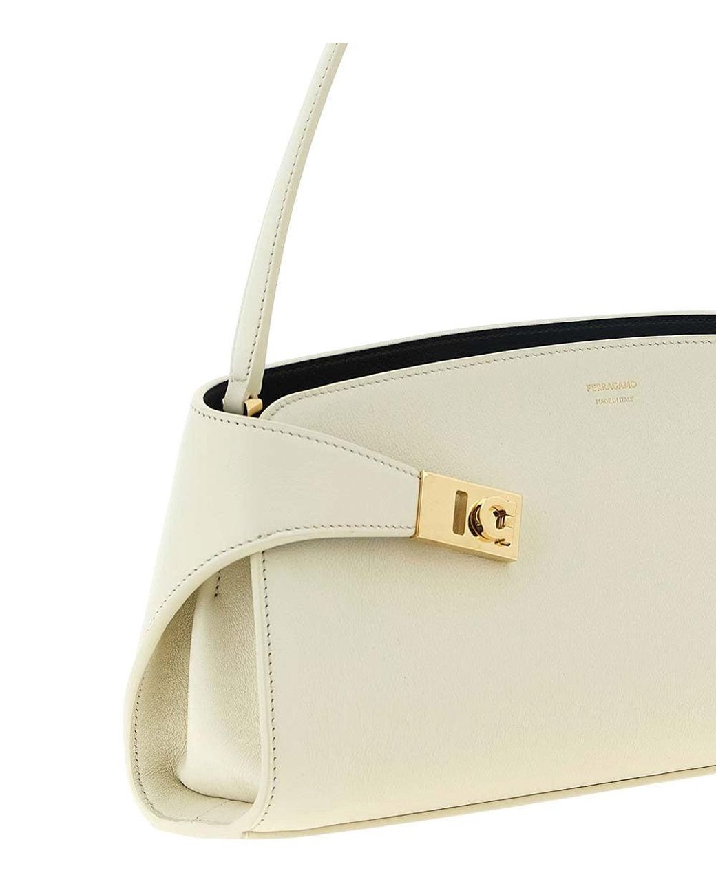Ferragamo Natural Hug East-West Large Shoulder Bag