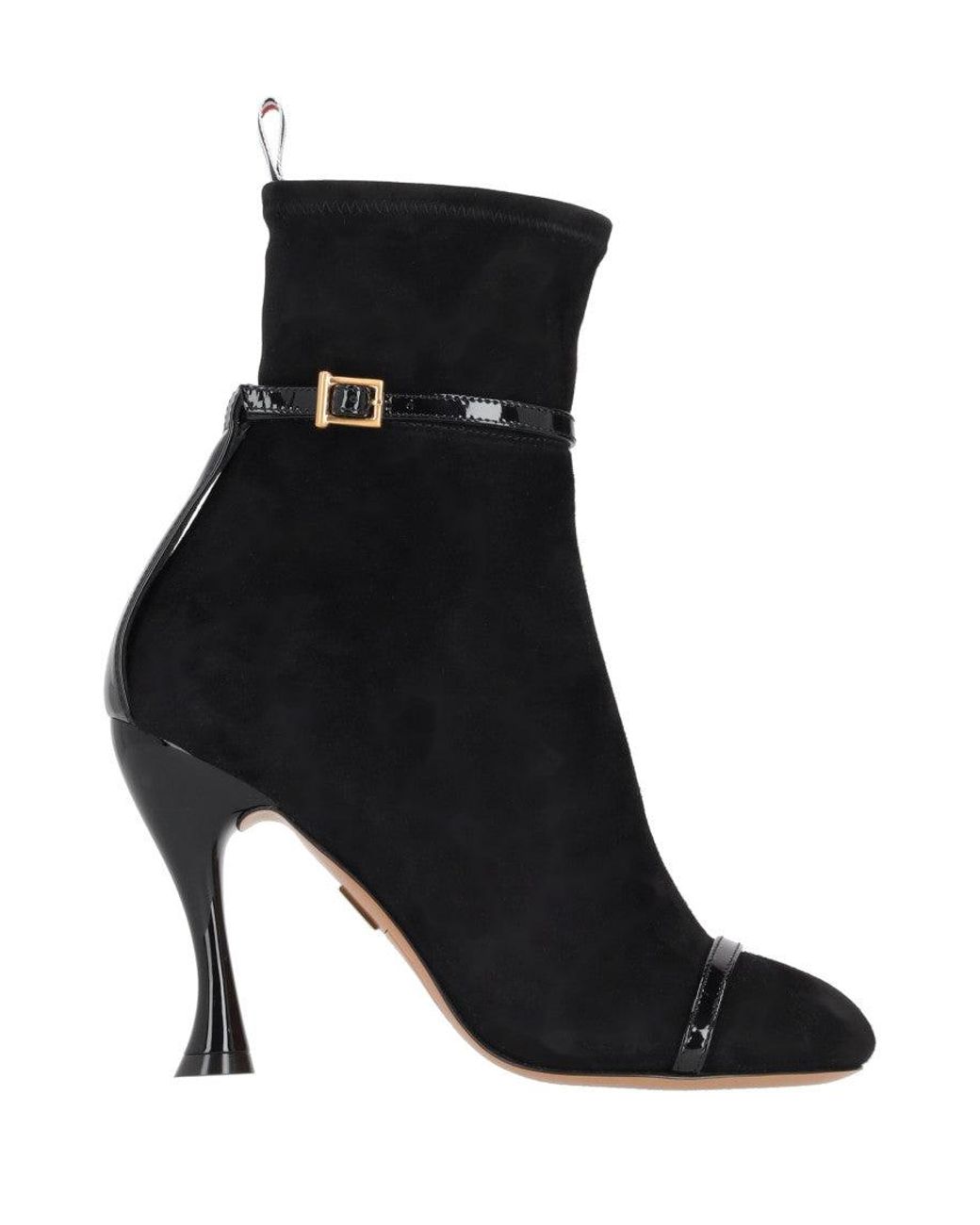 Thom Browne Black Solid Pointed Toe Boots