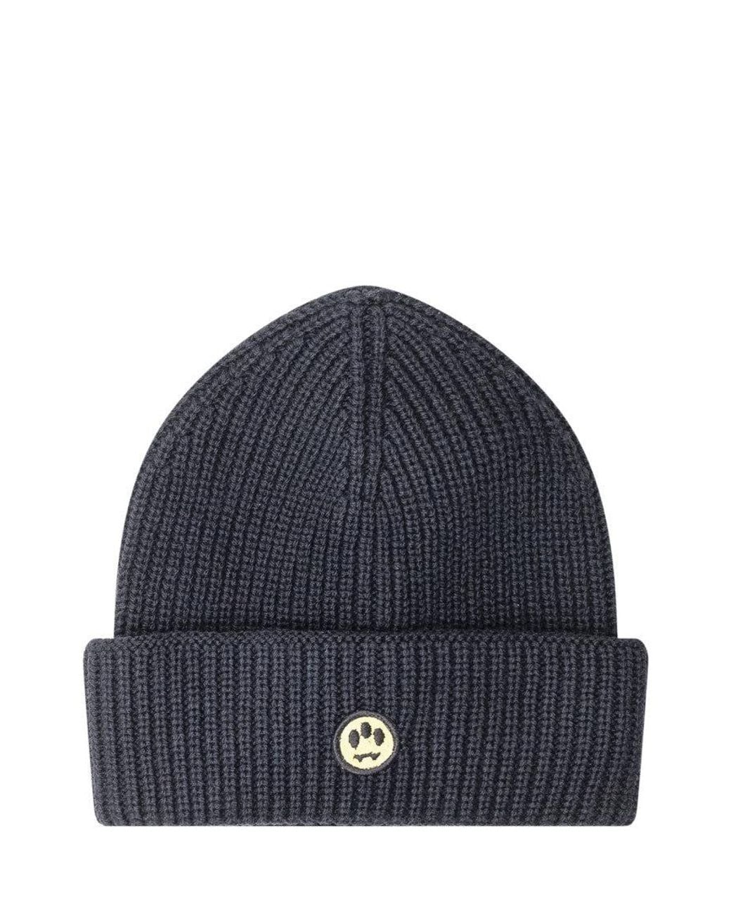 Barrow Blue Logo Beanie Hat for men