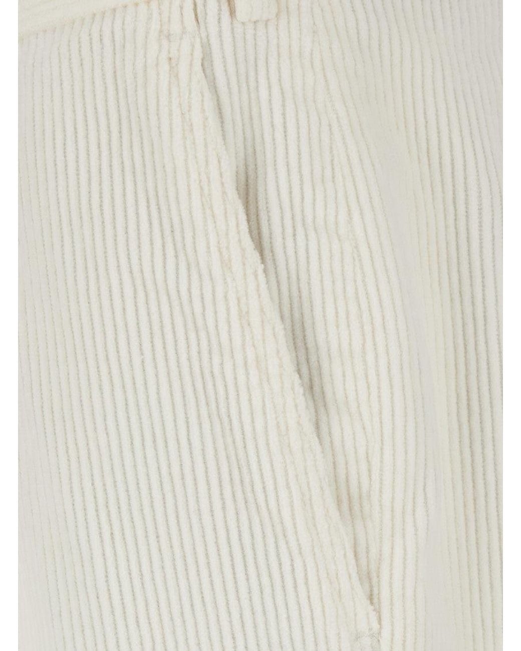 PT Torino White Slim Chino Pants for men