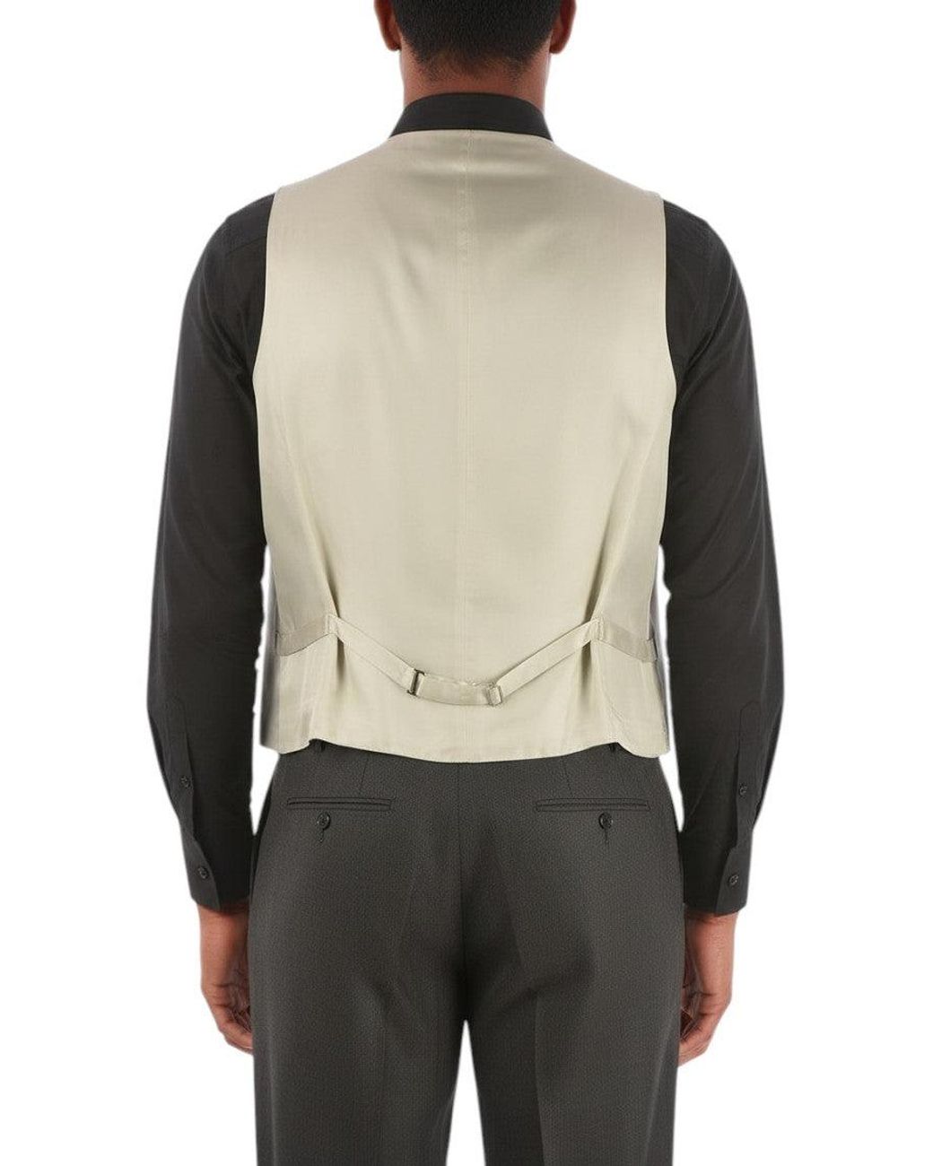 Corneliani Gray Tailored Waistcoat for men