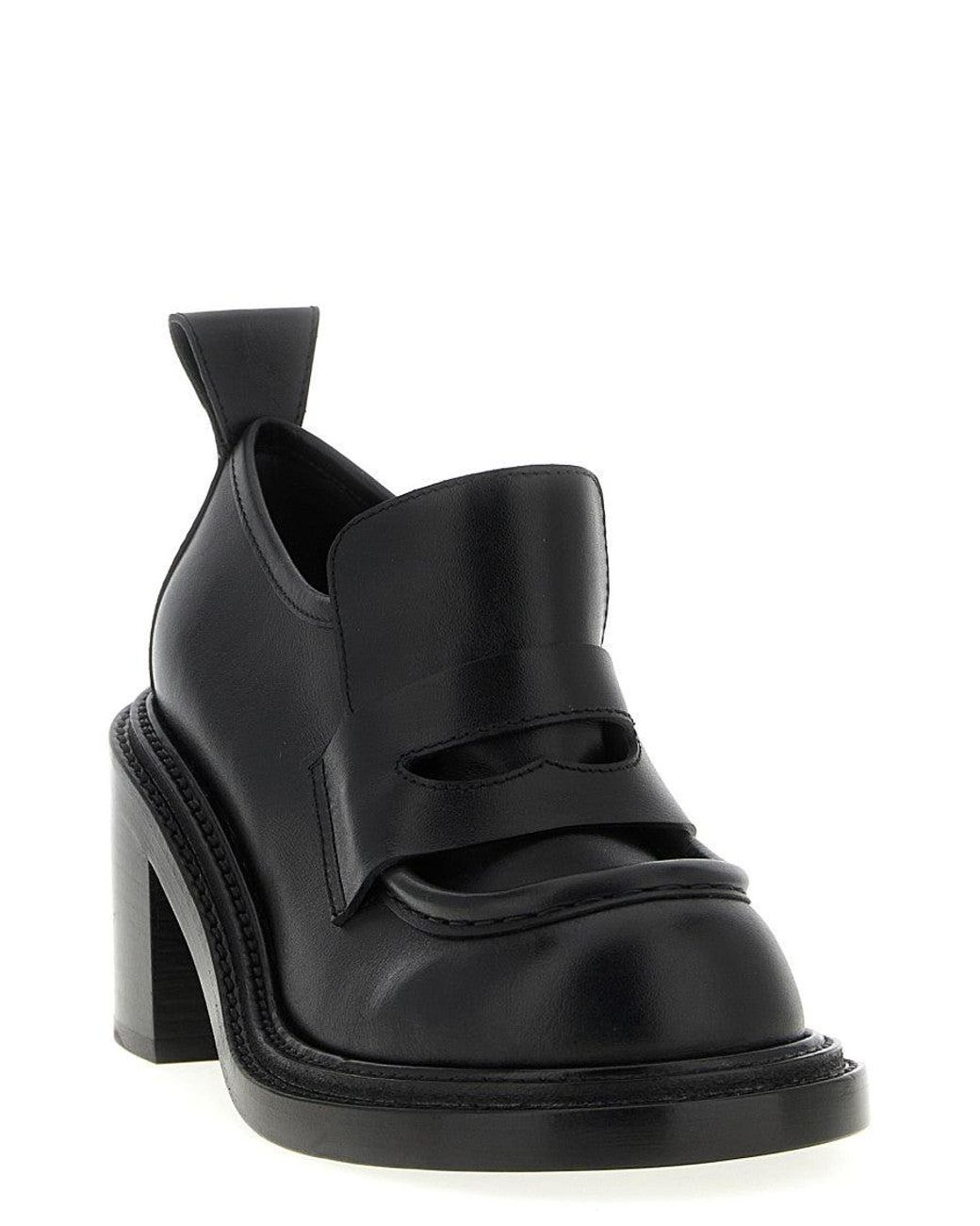 Moschino Black Olivia Loafers