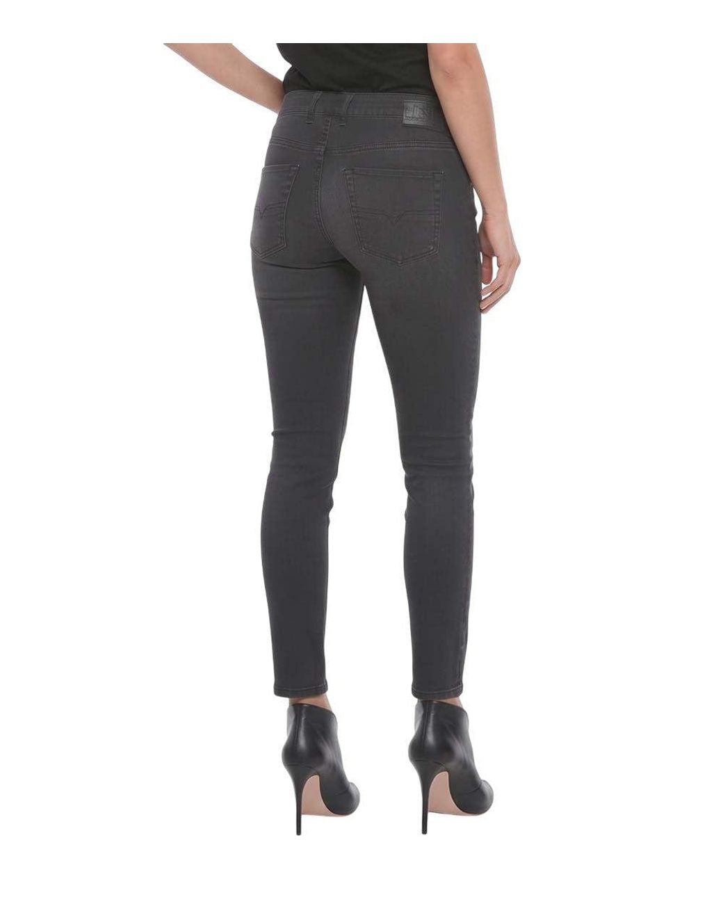 DIESEL Black Skinny High Rise Jeans