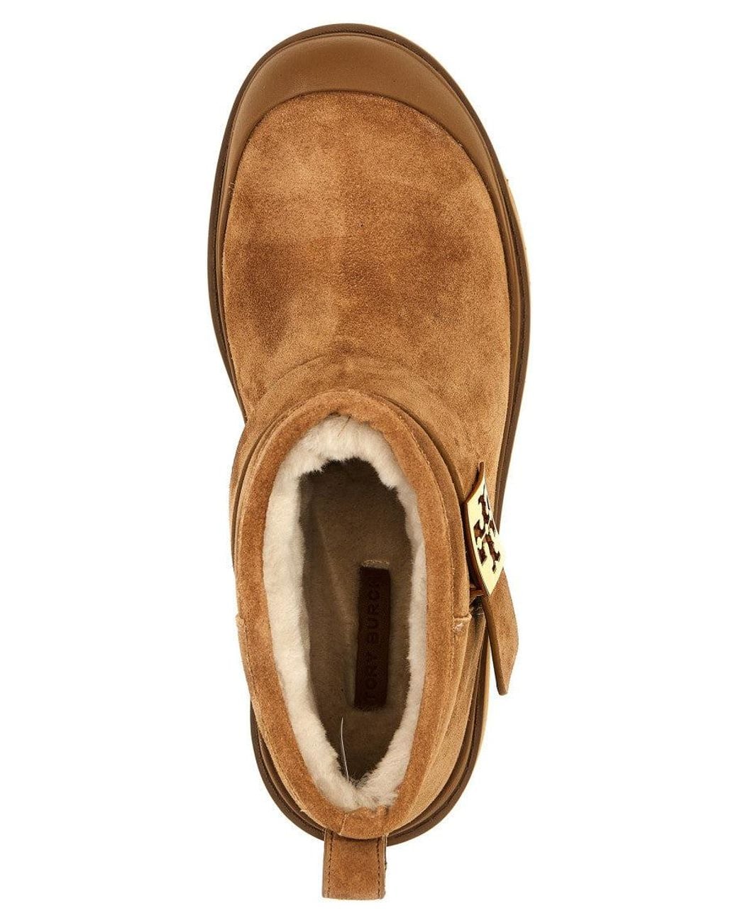 Tory Burch Brown Platform Ankle Boots