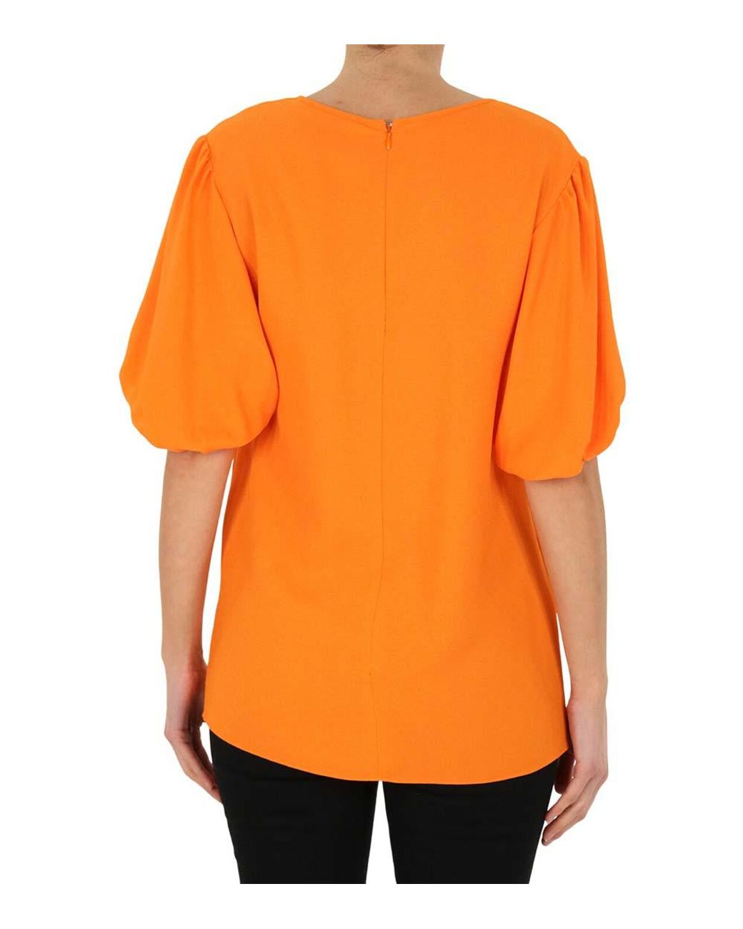 Stella McCartney Orange Round Neck Top