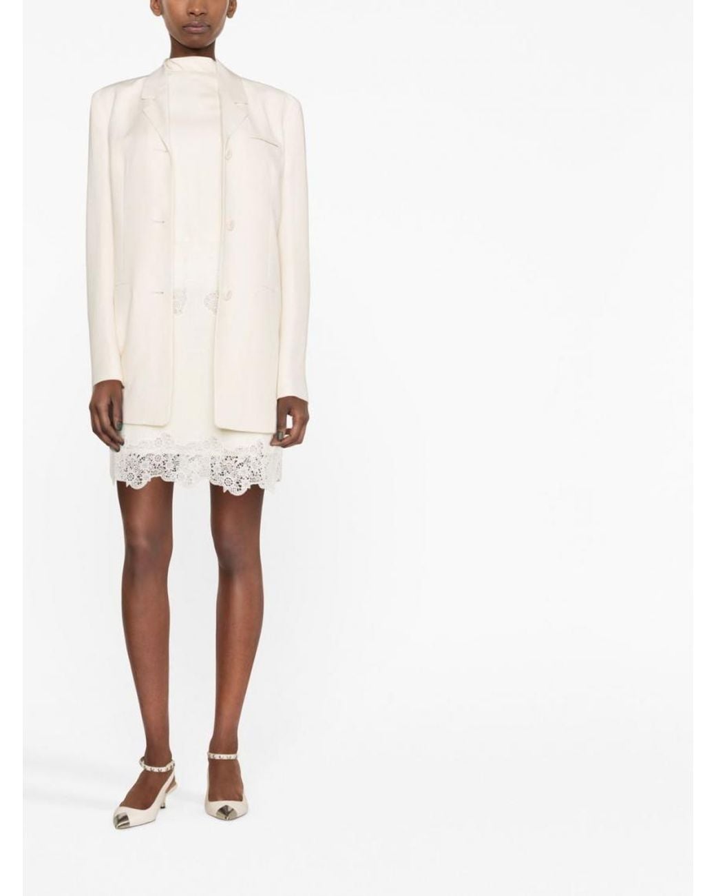 Chloé Natural Wool Skirt