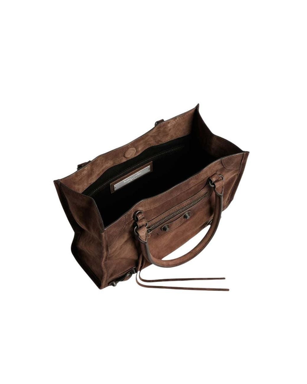 Balenciaga Brown Le City Mini Tote