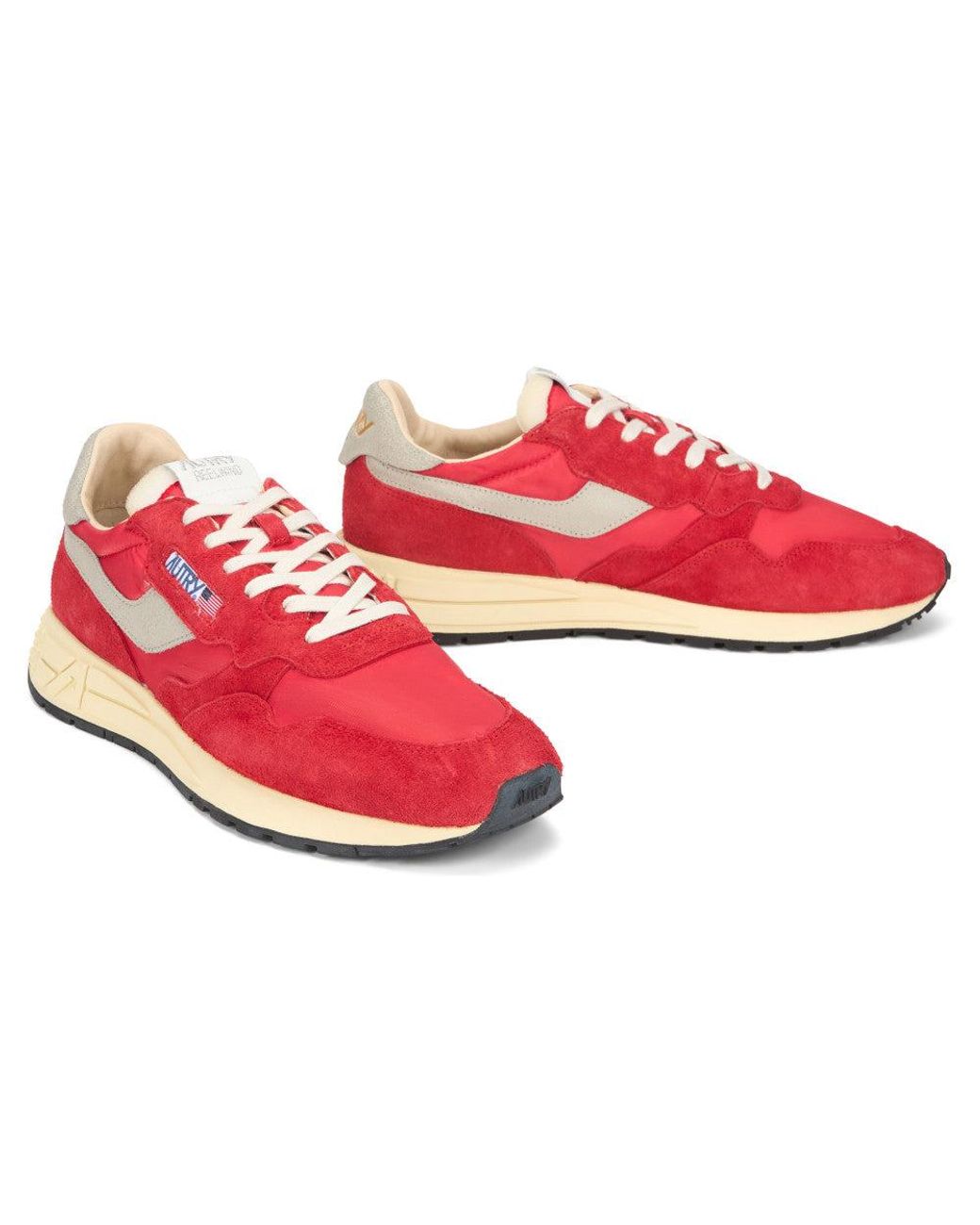 Autry Red Sneakers Reelwind Low-Top for men