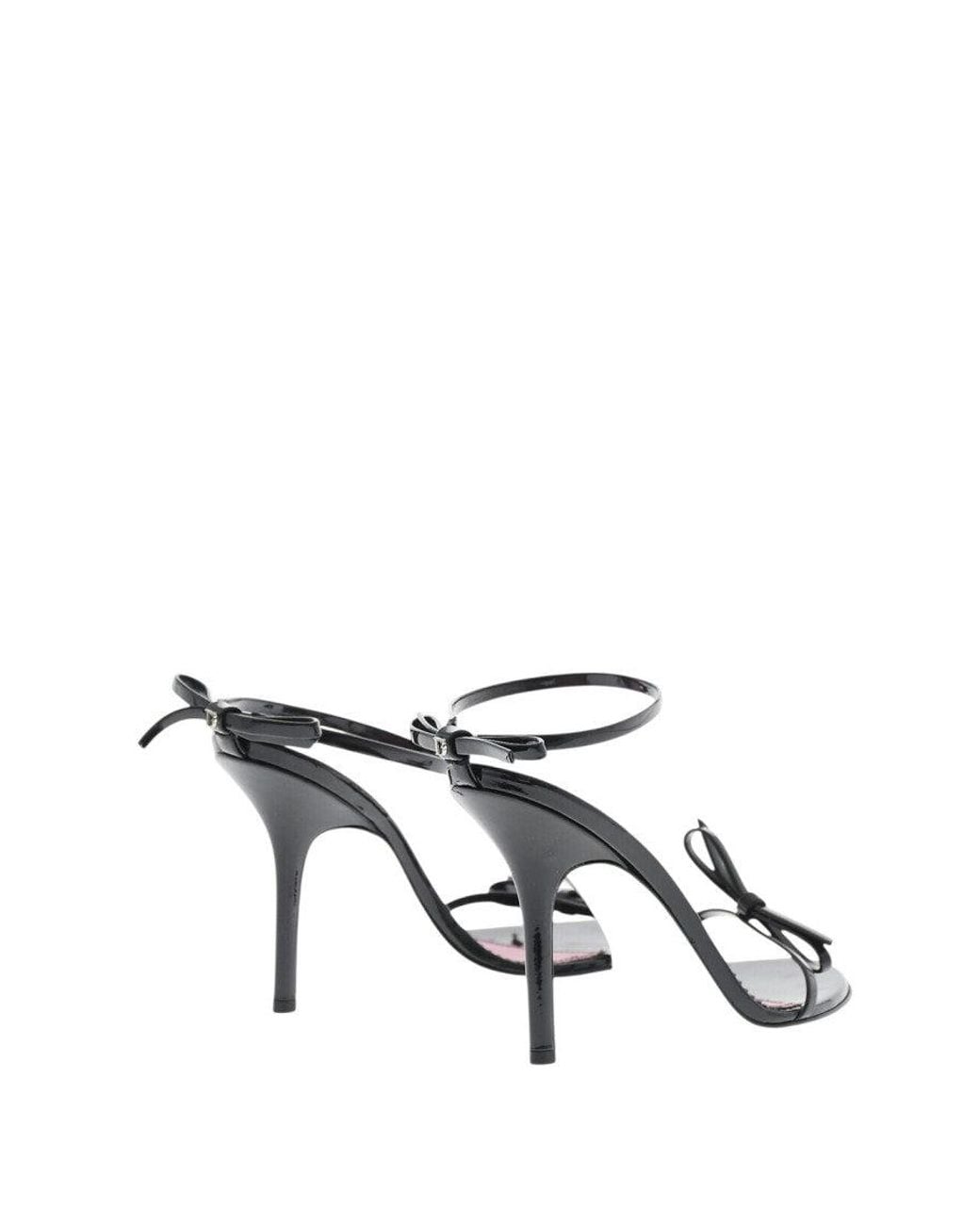 DSquared² Black Bow Heels