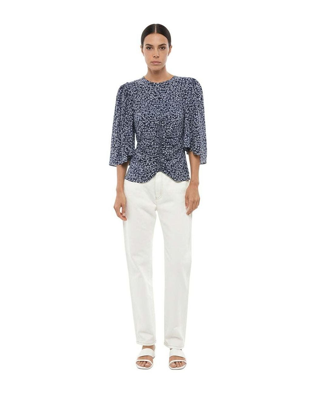 Isabel Marant Blue Crew Neck Top