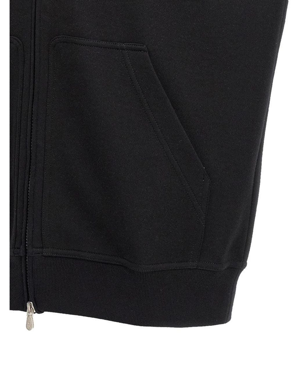 Brunello Cucinelli Black Hooded Vest for men