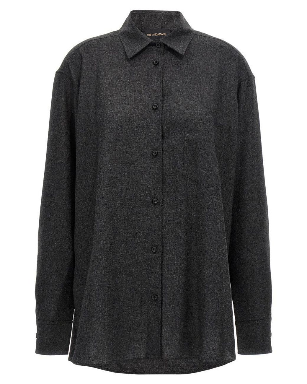 ANDAMANE Black 'New Georgiana' Shirt